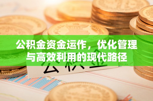 中阳公积金资金运作，优化管理与高效利用的现代路径