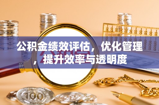中阳公积金绩效评估，优化管理，提升效率与透明度
